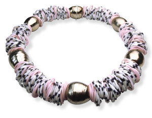 Collier, Porzellan, Gummi